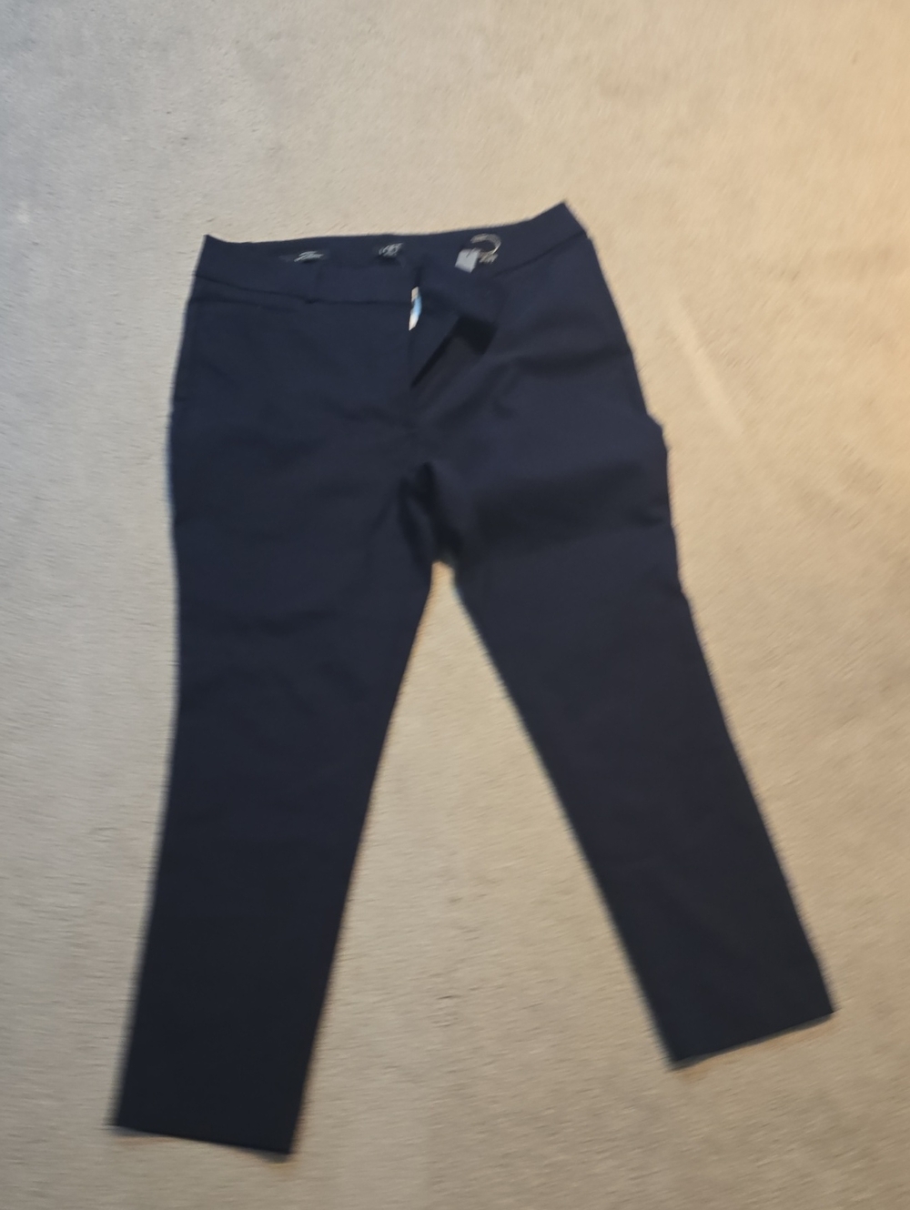 LOFT Navy Women's Straight-Leg Chinos